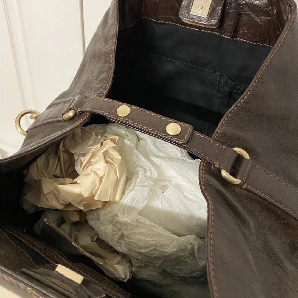 Authentic Givenchy Buggatti Medium Brown Tote Bag - image 4